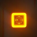 LED Nachtlicht Steckdose Dämmerungssensor 0,5W 5lm extra warmweiß Amber 1500K Bulk-Ware