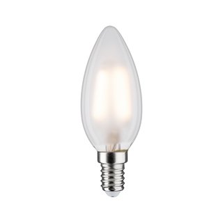 Paulmann LED Filament Leuchtmittel Kerze 4,5W = 40W E14 matt 470lm warmweiß 2700K
