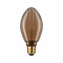 Paulmann LED Leuchtmittel Vintage Birne Inner Glow Ringmuster 4W = 21W E27 Gold 200lm extra warmweiß 1800K
