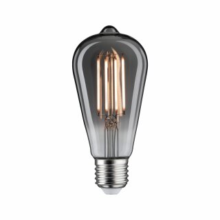 Paulmann LED Filament Vintage Leuchtmittel Edison 7,5W = 34W E27 Rauchglas Goldlicht 385lm extra warmweiß 2200K DIMMBAR
