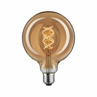 Paulmann LED Spiral Filament Leuchtmittel Globe G125 4W = 25W E27 Gold extra warmweiß 2000K DIMMBAR