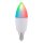 LED Smart Leuchtmittel Kerze 6W = 40W E14 matt RGB + CCT + dimmbar App inkl. Fernbedienung