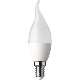 Wofi LED Leuchtmittel Windstoß Kerze 5,5W = 40W E14 matt 470lm warmweiß 3000K 200°