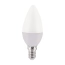 LeuchtenDirekt LED Leuchtmittel Kerze 4W = 32W E14 matt 350lm CCT 2700K - 5000K dimmbar mit Fernbedienung