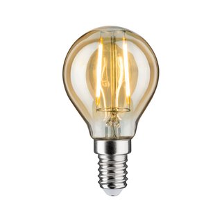 Paulmann LED Filament Leuchtmittel Tropfen 4,5W = 37W E14 Gold 430lm warmweiß 2500K DIMMBAR