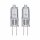 2 x Paulmann Halogen Leuchtmittel Stiftsockel 20W G4 klar 374lm warmweiß 2900K 12V dimmbar