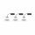 3 x Paulmann LED Einbaustrahler Set weiß matt schwenkbar IP23 6,8W LED Coin Modul warmweiß 2700K D84 für 68er Loch DIMMBAR