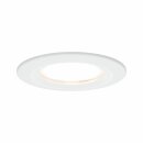 Paulmann LED Einbaustrahler Set weiß matt starr IP44 6,8W LED Coin Modul warmweiß 2700K D78 für 68er Loch DIMMBAR