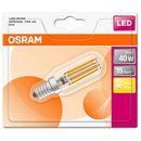 Osram LED Filament Leuchtmittel T26 Röhre 4W = 40W E14 klar 470lm warmweiß 2700K