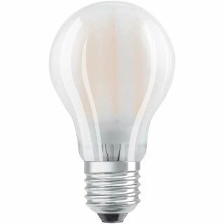 Osram LED Filament Leuchtmittel Birnenform A60 1,6W = 15W E27 matt 136lm warmweiß 2700K