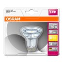 Osram LED Glas Reflektor PAR16 3,6W = 50W GU10 350lm warmweiß 2700K maxi flood 120°