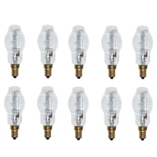 10 x Philips Halogen HalogenA Pro BTT 60W E14 klar Röhre Glühbirne 60 Watt