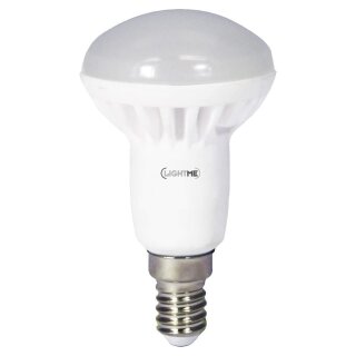 LightMe LED Leuchtmittel Reflektor R50 4,9W = 40W E14 matt 470lm warmweiß 2700K 110°