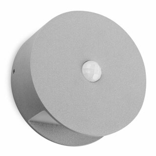 Smartwares LED Außenleuchte Wandlampe Aluminium 3 x AA Batterie Tageslicht 6500K Bewegungsmelder