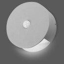 Smartwares LED Außenleuchte Wandlampe Aluminium 3 x AA Batterie Tageslicht 6500K Bewegungsmelder