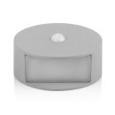 Smartwares LED Außenleuchte Wandlampe Aluminium 3 x AA Batterie Tageslicht 6500K Bewegungsmelder