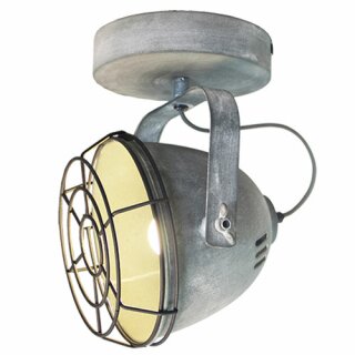 Wand- Decken- & Tischleuchte Industrie Look Beton Fluter max. 1 x 60W E27 ohne Leuchtmittel