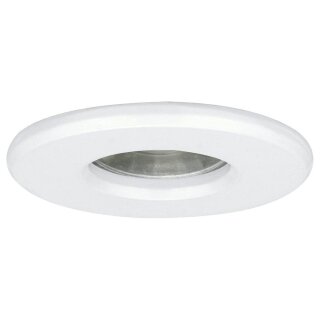 Eglo LED Einbaustrahler Weiß rund Ø85mm IP44 3,3W GU10 240lm warmweiß 3000K