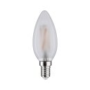 Paulmann LED Filament Leuchtmittel Kerze 5W = 40W E14 matt 470lm warmweiß 2700K DIMMBAR