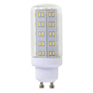 Leuchtendirekt LED Leuchtmittel Röhre 4W = 35W GU10 klar 400lm warmweiß 3000K