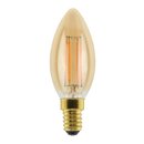 Sylvania LED Filament Leuchtmittel Kerze 4,5W = 36W E14...