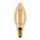 Sylvania LED Filament Leuchtmittel Kerze 4,5W = 36W E14 gold 420lm 825 extra warmweiß 2500K