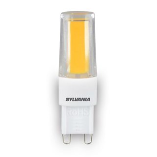 Sylvania LED Leuchtmittel Stiftsockellampe 3,5W = 35W G9 klar COB 400lm 827 warmweiß 2700K