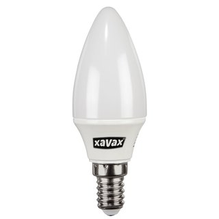 xavax LED Leuchtmittel Kerze 3,4W = 25W E14 matt 250lm warmweiß 2700K 280°