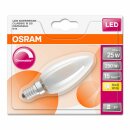 Osram LED Filament Leuchtmittel Kerze Retrofit Classic B 2,8W = 25W E14 matt 250lm warmweiß 2700K DIMMBAR