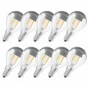 10 x Osram LED Filament Tropfen Classic P 4,5W = 33W E14...