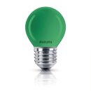 5 x Philips Tropfen Glühbirne 15 Watt E27 grün...