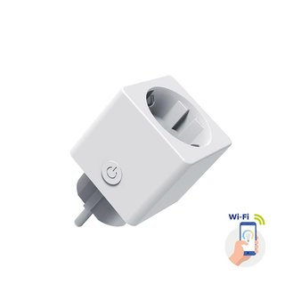 Spectrum EU Smart-Steckdosenstecker Leistungsmessung WLAN Smart Plug max 3600W 230V kompatibel mit App Google Home & Alexa