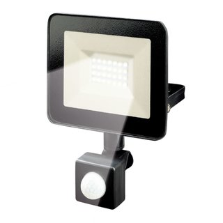 XQ-Lite I-Glow LED-Strahler 10 W Fluter 1x SMD LED mit Bewegungsmelder Schwarz 