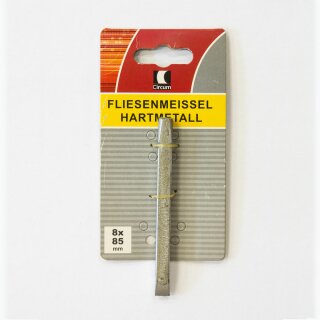 Fliesenmeißel Hartmetall 8x85mm