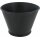 Profi Gipsbecher konische Form schwarz Gummi