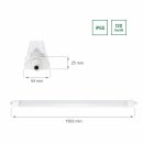 Spectrum LED Unterbauleuchte Limea Mini Weiß 150cm IP65 45W 5400lm Neutralweiß 4000K 120°