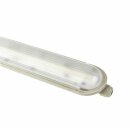 Spectrum LED Deckenleuchte Feuchtraumleuchte Limea Gigant Lens 2 150cm Weiß IP65 52W 8000lm Neutralweiß 4000K