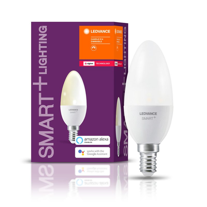 Osram LED Kerzenlampe Smart Home Classic B40 E14 6W dimmbar ZigBee Leuchtmittel 
