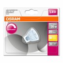 Osram LED Leuchtmittel Glas Reflektor Superstar MR11 3,2W = 20W GU4 184lm warmweiß 2700K 36° DIMMBAR
