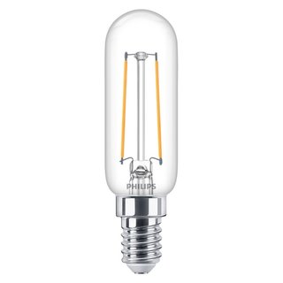 Philips LED Filament Leuchtmittel T25 Röhre 2,1W = 25W E14 klar 250lm warmweiß 2700K