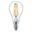 Philips LED Filament Tropfen 3,5W = 25W E14 klar 250lm...