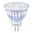 Philips LED Leuchtmittel Glas Reflektor 2,3W = 20W GU4 184lm warmweiß 2700K flood 36°