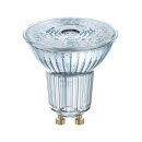 10 x Osram LED Leuchtmittel Glas Reflektor PAR16 4,3W = 50W GU10 350lm warmweiß 2700K 36°