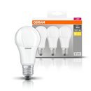 3 x Osram LED Leuchtmittel Birnenform 13W = 100W E27 matt...