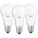 3 x Osram LED Leuchtmittel Birnenform 13W = 100W E27 matt...