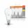 3 x Osram LED Leuchtmittel Birnenform 13W = 100W E27 matt 1521lm warmweiß 2700K 180°