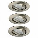 3 x Light Topps LED Einbaustrahler Eisen IP23 3 x 1,8W...