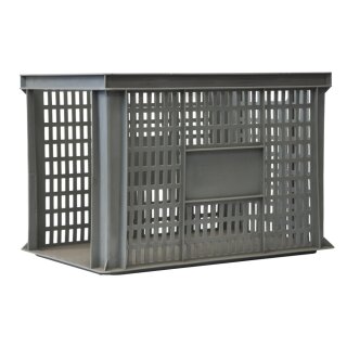 Eurobox Eurobehälter durchbrochen Lagerbox gebraucht Stapelboxen grau hoch stapelbar 60 x 40 x 42cm