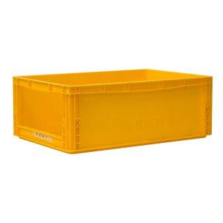 Eurobox Eurobehälter Lagerbox gebraucht Stapelboxen gelb flach stapelbar 60 x 40 x 22cm