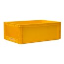 Eurobox Eurobehälter Lagerbox gebraucht Stapelboxen gelb flach stapelbar 60 x 40 x 22cm